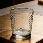 Set de 6 Vasos de Cristal Transparente 26cl, Vasos de Agua y Bebidas Alcohólicas, Aptos para Lavavajillas