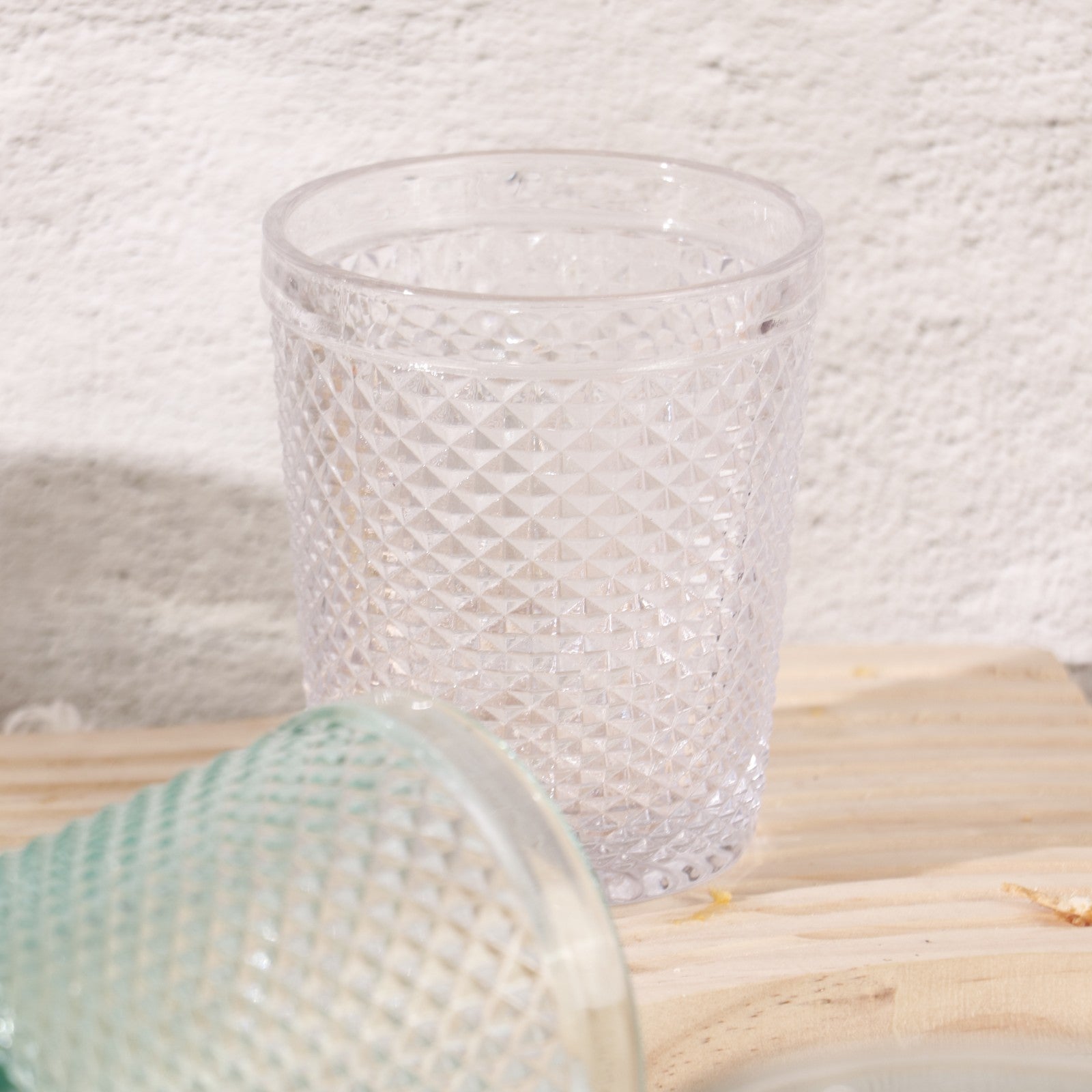 Set de 6 Vasos de Cristal Transparentes de 250ml, Vasos de Agua y Bebidas, Aptos para Lavavajillas