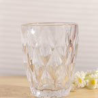 Set de 6 Vasos de Cristal Transparente, 300 ml, para Agua y Bebidas, Aptos para Lavavajillas