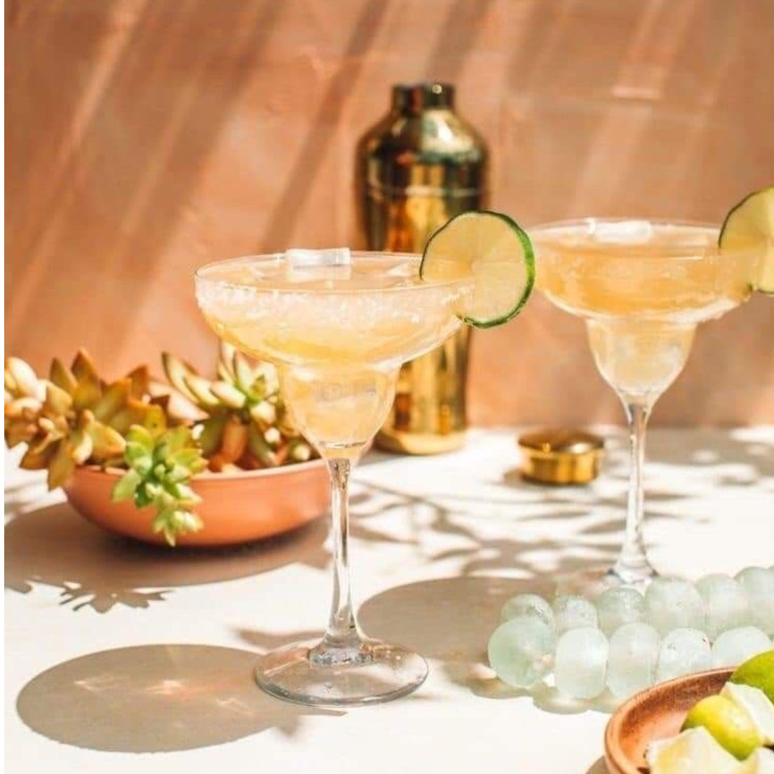 Set de 6 Copas de Cristal de 300 cc, Copas de Cocktail de Cristal, Copa Margarita, Aptas para Lavavajillas