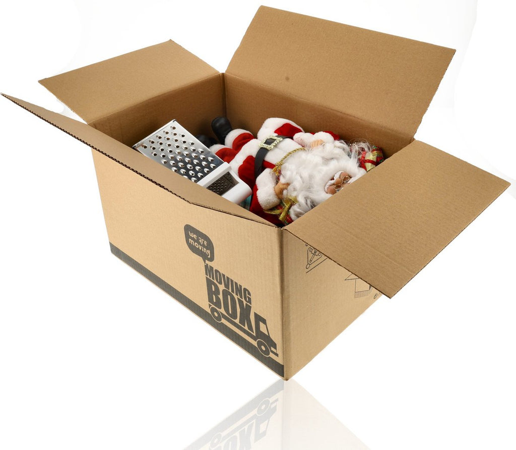 Pack de 10 Caja de Carton Multiusos con un precinto para Mudanza Embalaje, Envio Paquete Almacenaje Guarda todas cosas, cajas carton mudanza
