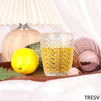 Set de 6 Vasos de Cristal Transparentes de 290cc, Vasos de Agua y Bebidas, Aptos para Lavavajillas