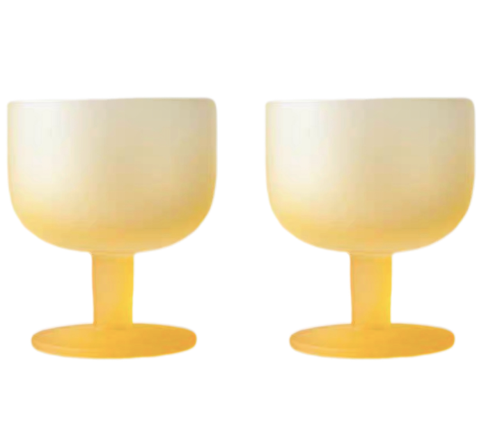 Set de 5 o set de 2 Copas de 270ml,Copas de colores de cristal,Copas de Vidrio,Apto para lavavajillas,Productos de vidrio de alta calidad,Copas de Vino, Cerveza, Champán,Bebida, Alcohol y Agua, Apto para uso diario