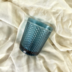 Set de 6 Vasos de Cristal Colores de 250ml, Vasos de Agua y Bebidas, Aptos para Lavavajillas