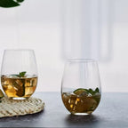 Set de 6 Vasos de Cristal Transparentes 360cc o 475cc - Apto para Lavavajillas