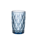 Set de 6 Vasos Colores, Vaso de Cristal agua de 360 ml, Vaso de Agua y Bebidas, Aptos para Lavavajillas