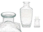 Jarra de cristal de 450ml para agua,whisky, coñac, Jarra de Vidrio para licores,brandy,ron, Decantador de whisky con tapón, Jarra de agua cristal