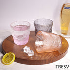 Set de 6 Vasos Colores o Transparente, Vaso de Cristal agua de 270 ml, Vaso de Agua y Bebidas, Aptos para Lavavajillas (Vaso Naranja 270ml)