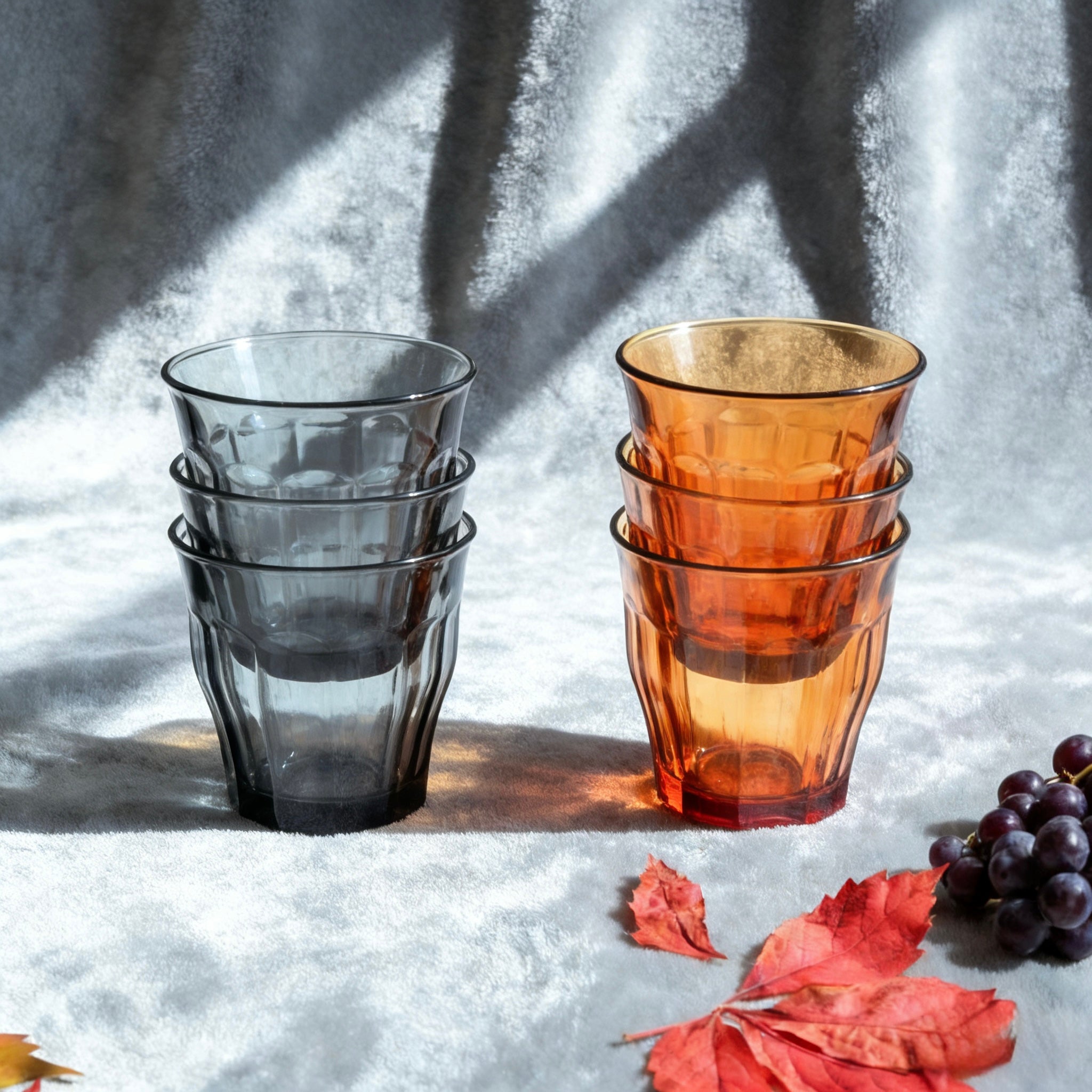 Set de 6 Vasos de Colores de Cristales de 25CL de Duralex -Productos de Vidrio de Alta Calidad - Apto para Uso Diario