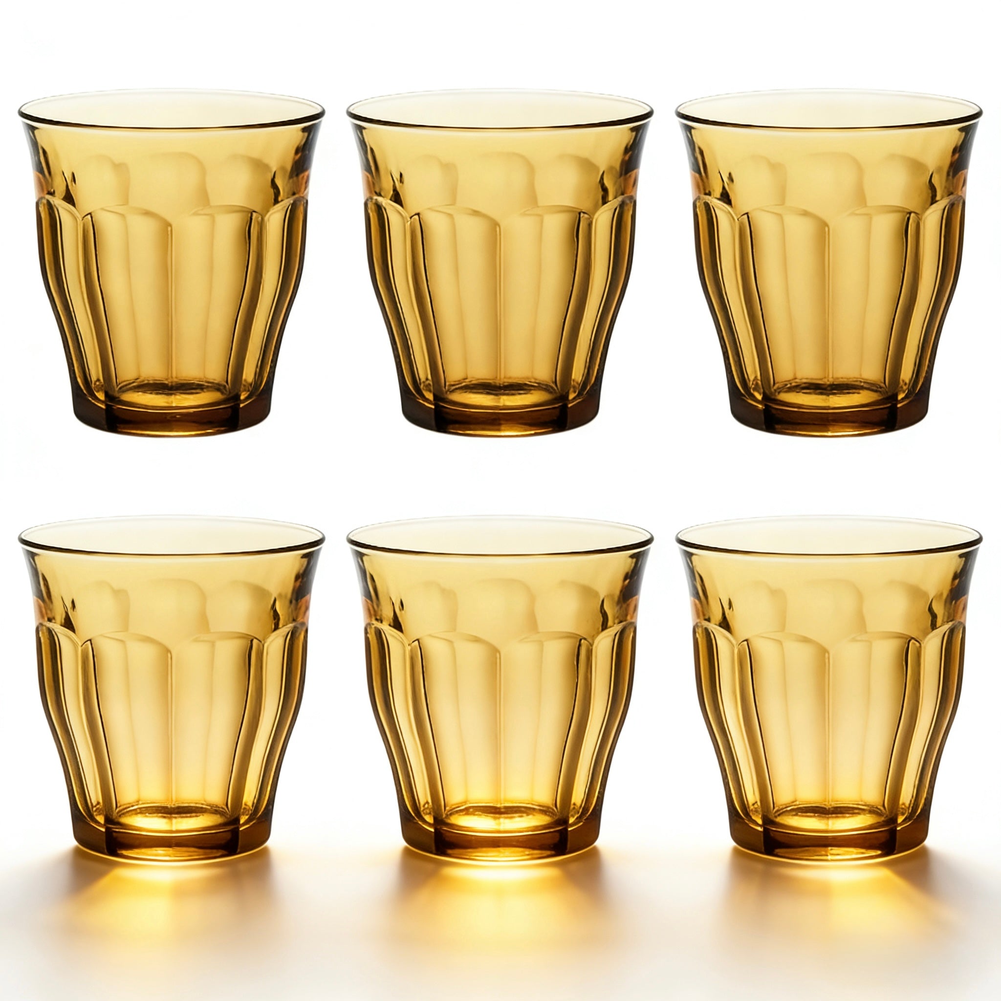 Set de 6 Vasos de Colores de Cristales de 25CL de Duralex -Productos de Vidrio de Alta Calidad - Apto para Uso Diario