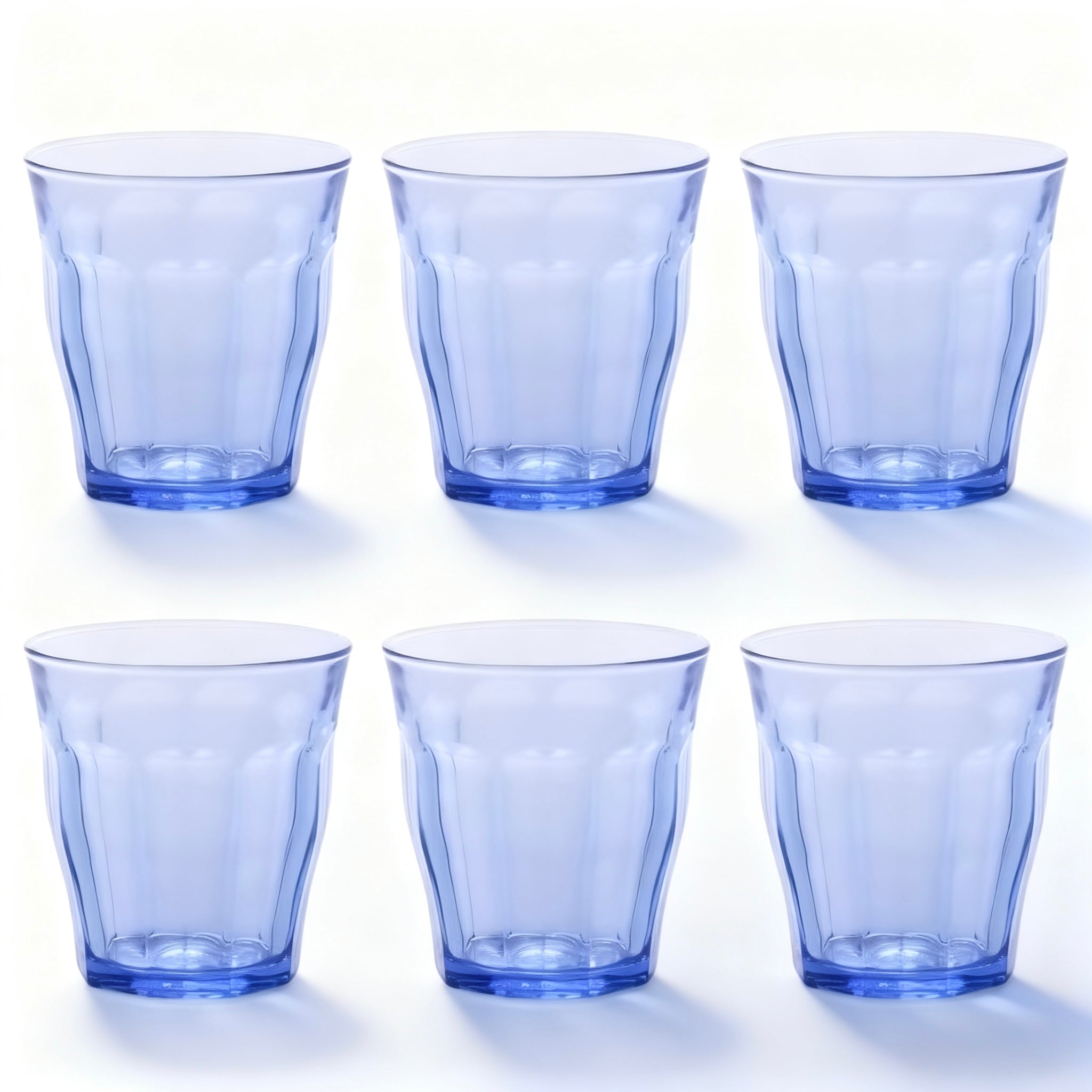 Set de 6 Vasos de Colores de Cristales de 25CL de Duralex -Productos de Vidrio de Alta Calidad - Apto para Uso Diario