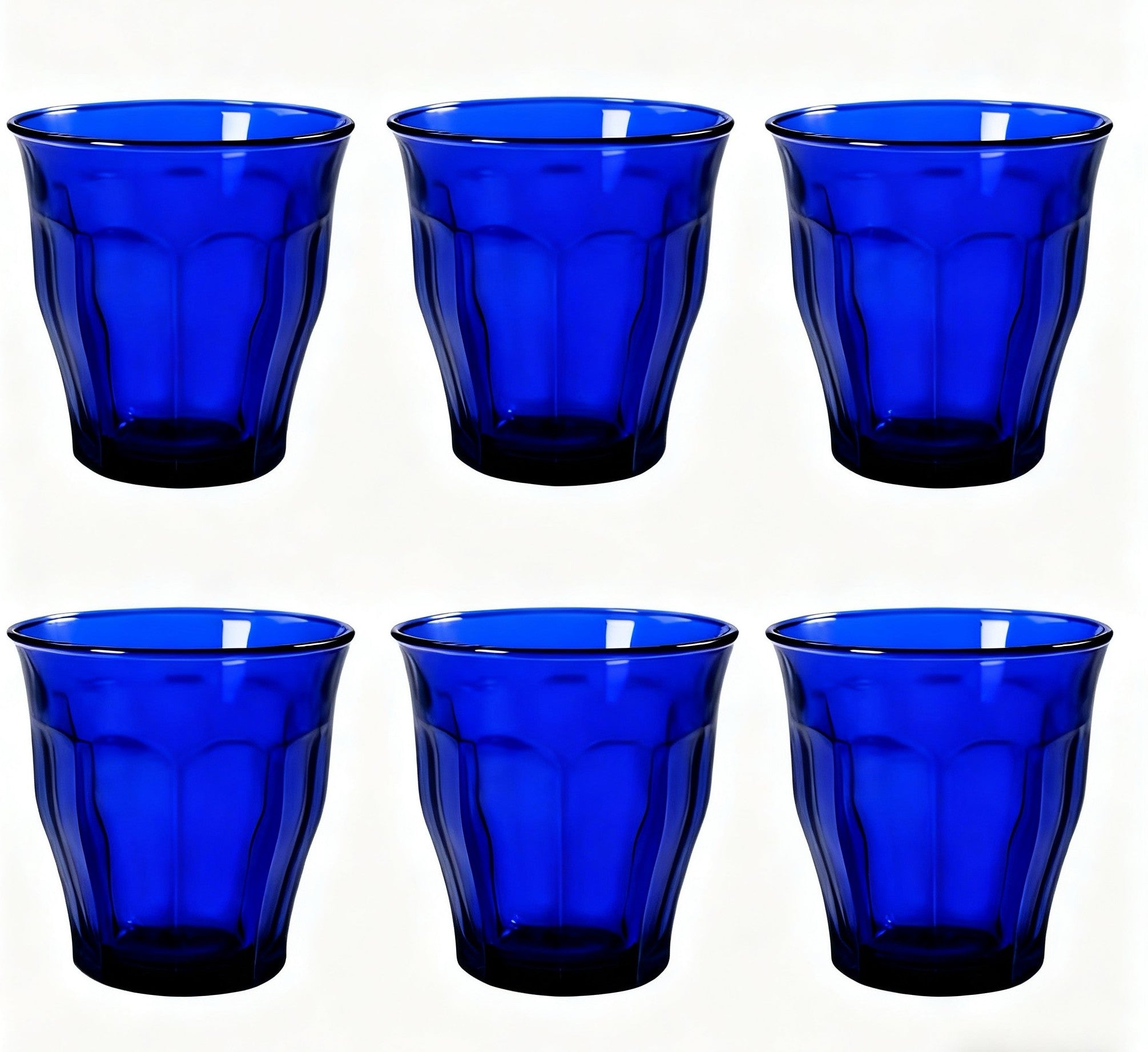 Set de 6 Vasos de Colores de Cristales de 25CL de Duralex -Productos de Vidrio de Alta Calidad - Apto para Uso Diario