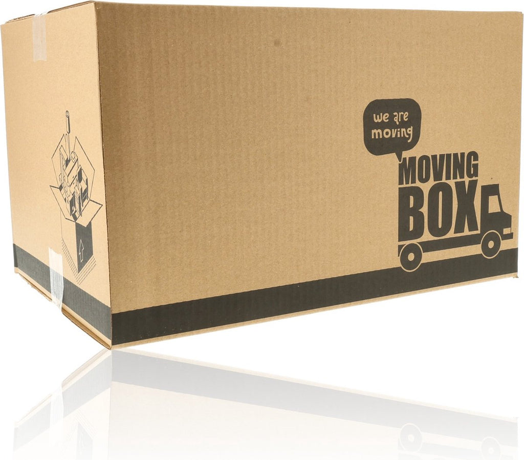 Pack de 10 Caja de Carton Multiusos con un precinto para Mudanza Embalaje, Envio Paquete Almacenaje Guarda todas cosas, cajas carton mudanza