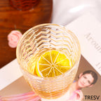 Set de 6 Vasos de Cristal Transparentes de 290cc, Vasos de Agua y Bebidas, Aptos para Lavavajillas