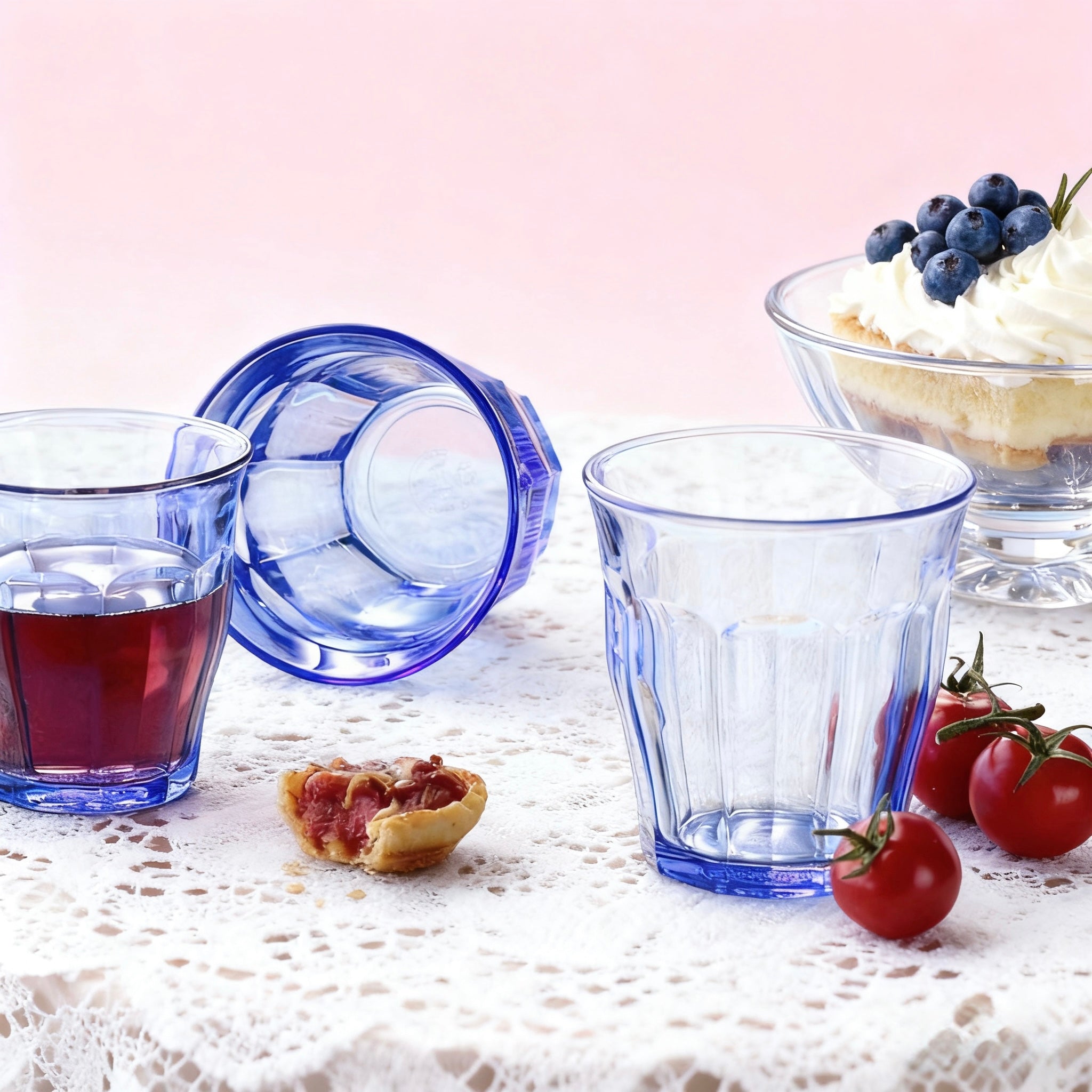 Set de 6 Vasos de Colores de Cristales de 25CL de Duralex -Productos de Vidrio de Alta Calidad - Apto para Uso Diario