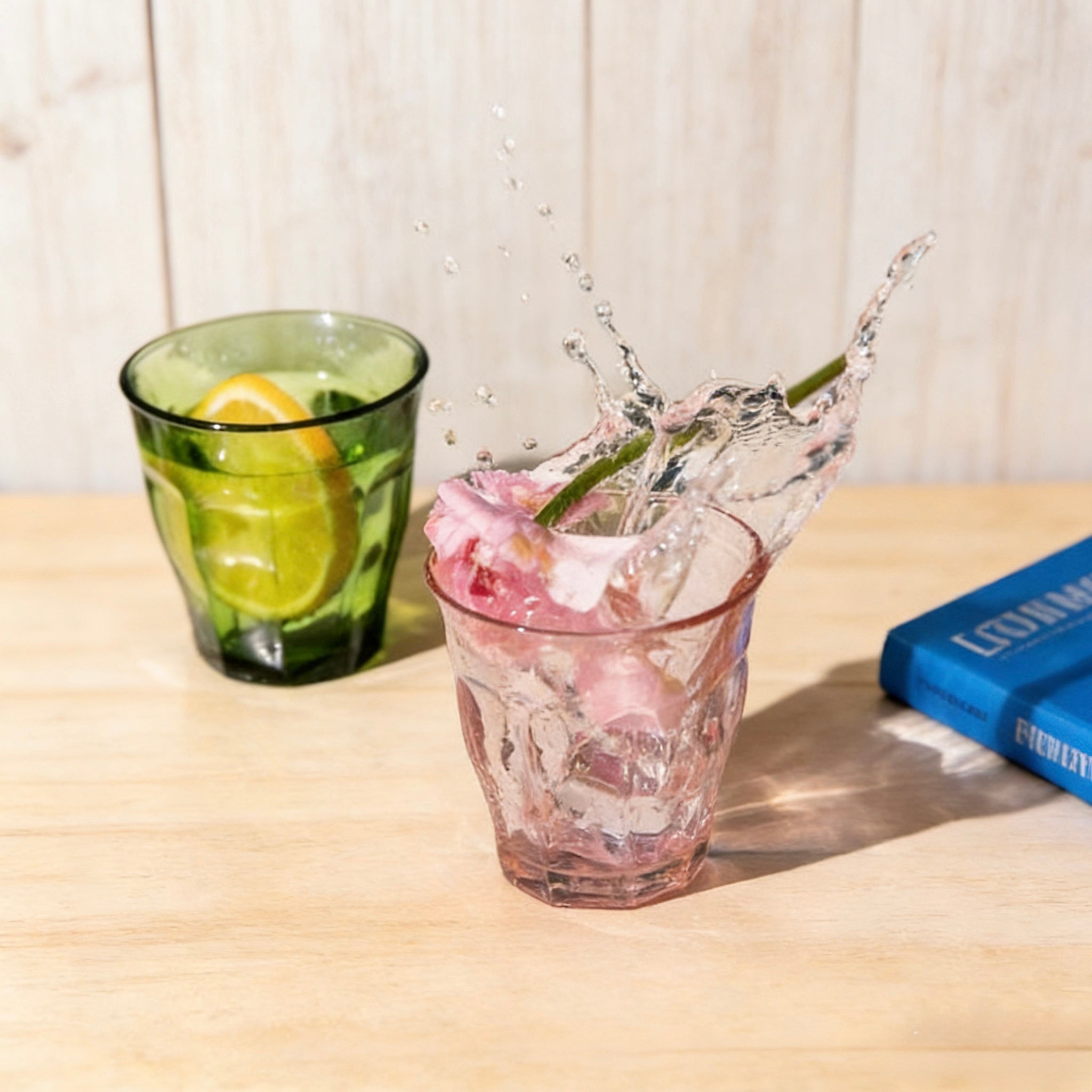 Set de 6 Vasos de Colores de Cristales de 25CL de Duralex -Productos de Vidrio de Alta Calidad - Apto para Uso Diario