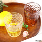 Set de 6 Vasos de Cristal Transparentes de 290cc, Vasos de Agua y Bebidas, Aptos para Lavavajillas