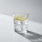 Set de 6 Vasos de Cristal Transparente 26cl, Vasos de Agua y Bebidas Alcohólicas, Aptos para Lavavajillas