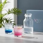 Set de 6 Vasos de Cristal Transparente 26cl, Vasos de Agua y Bebidas Alcohólicas, Aptos para Lavavajillas