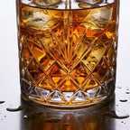 Set de 6 Vasos de Cristal, 350 ml | Agua y Bebidas Alcohólicas, Transparentes, Aptos para Lavavajillas