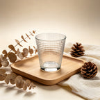 Set de 6 Vasos de cristal 25cl , vasos de agua de Transparentes, Aptos para Lavavajillas