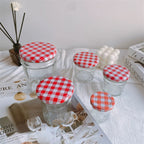 Set de 6 Botes de Cocina Almacenaje de Cristal, Tarros de Cristal con tapa 250cc, 330cc, 450cc y 1000cc, Aptos para