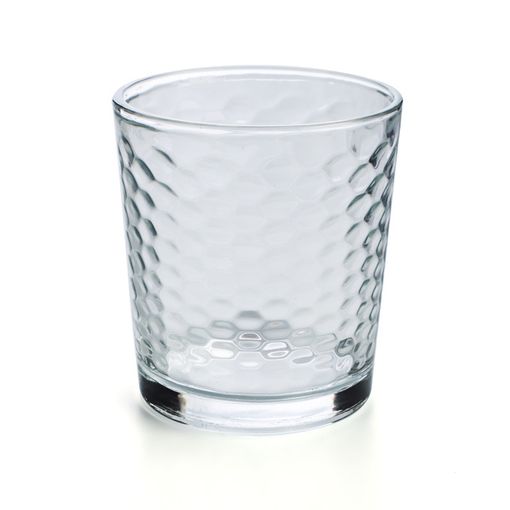 Set de 6 Vasos de Cristal Transparente 26cl, Vasos de Agua y Bebidas Alcohólicas, Aptos para Lavavajillas