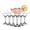 Set de 6 Copas de Cristal de 300 cc, Copas de Cocktail de Cristal, Copa Margarita, Aptas para Lavavajillas