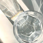 Set de 6 Vasos de Cristal Agua, Vasos de Cristal Transparente de 305cc,Aptos para Lavavajillas