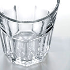 Set de 6 Vasos de Cristal Agua, Vasos de Cristal Transparente de 305cc,Aptos para Lavavajillas