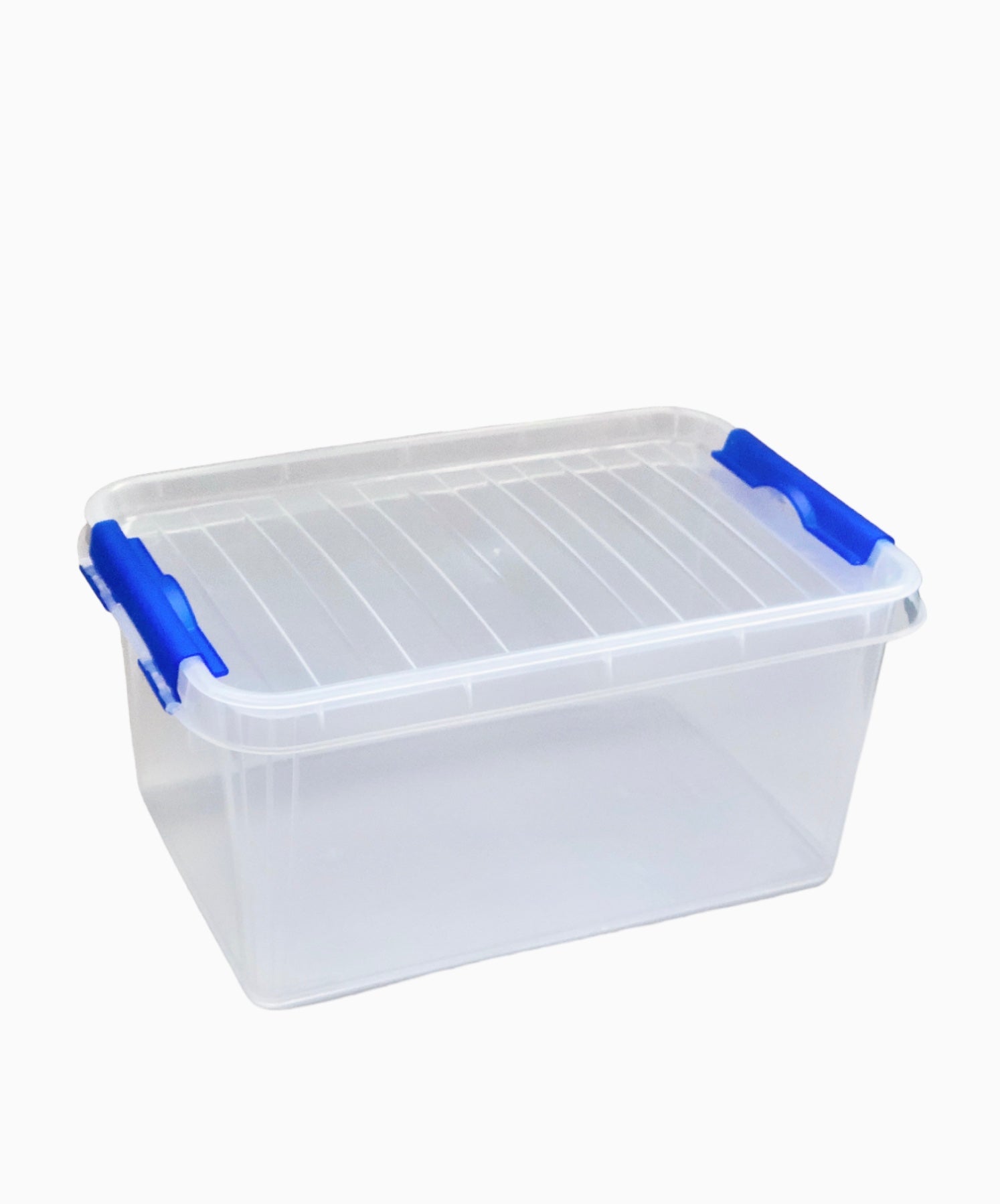 Set 3 Cajas de Ordenación  8L Almacenamiento Plástico Transparente Hermético