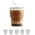 Set de 6 Vasos de Cristal de transparente 360ml - Apto Lavavajillas