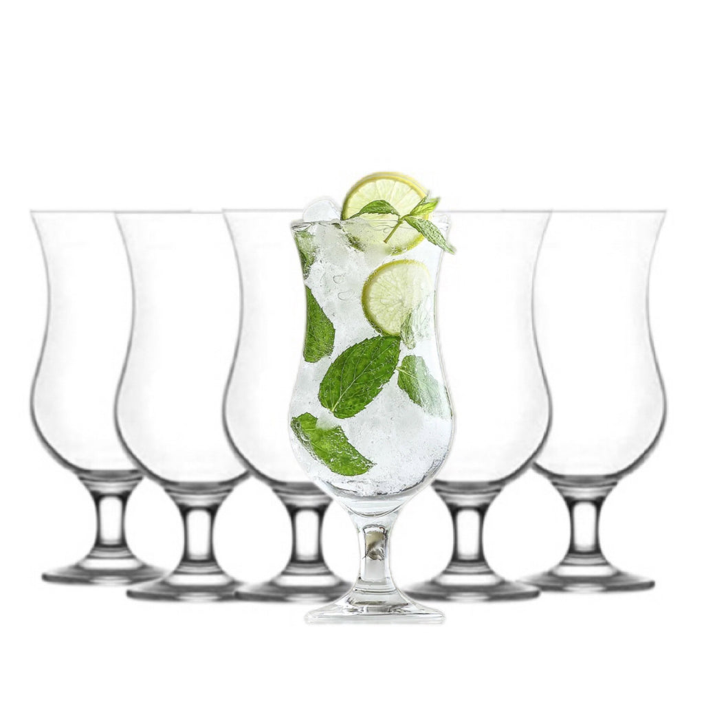 Set de 6 Copas de Vino y Champán de 390cc o 460cc, Transparentes,Vidrio de Alta Calidad ,Apto para Lavavajillas