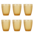 Set de 6 Vasos de Cristal de Colores 250ml ,Vidrio de Alta Calidad | Apto para Lavavajillas