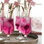 Set de 6 Copas de Cristal de 385 cc, Copas de Cocktail de Cristal, Copa para Batidos y Cóctel, Aptas para Lavavajillas