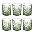 Set de 6 Vasos de Cristal, 350 ml | Agua y Bebidas Alcohólicas, Transparentes, Aptos para Lavavajillas