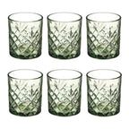 Set de 6 Vasos de Cristal, 350 ml | Agua y Bebidas Alcohólicas, Transparentes, Aptos para Lavavajillas