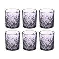 Set de 6 Vasos de Cristal, 350 ml | Agua y Bebidas Alcohólicas, Transparentes, Aptos para Lavavajillas