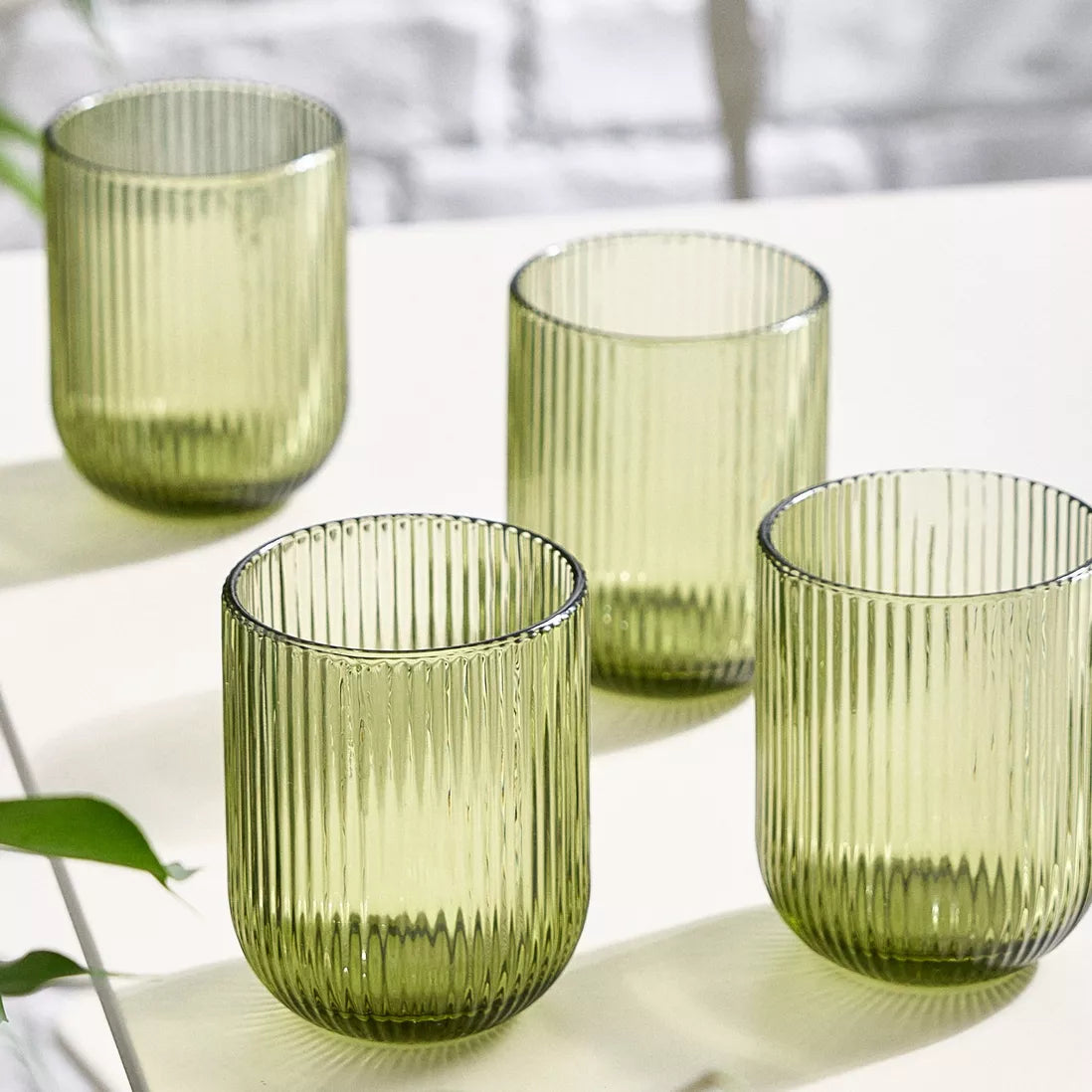 Set de 6 Vasos de Colores de cristales,Vaso de Vidrio de 270ml ,Productos de vidrio de alta calidad,Vasos de Bebida, Alcohol y Agua, Apto para uso diario