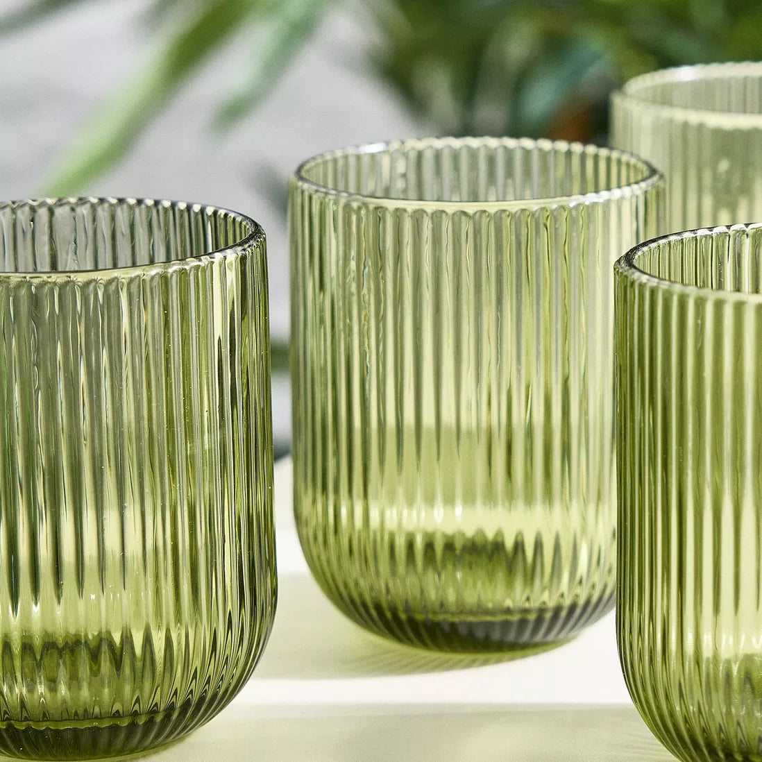 Set de 6 Vasos de Colores de cristales,Vaso de Vidrio de 270ml ,Productos de vidrio de alta calidad,Vasos de Bebida, Alcohol y Agua, Apto para uso diario